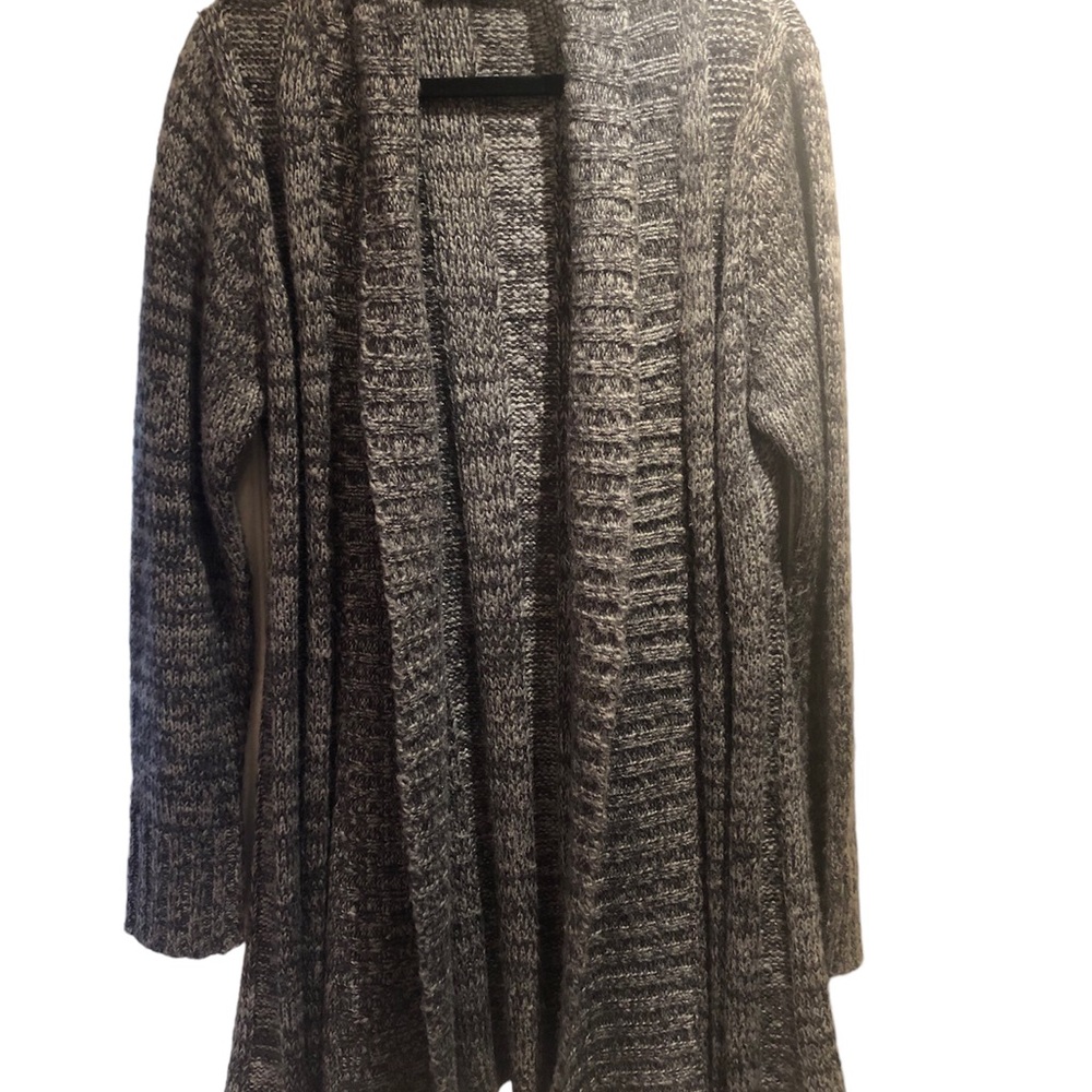 Christine Gerard Women’s Long Sweater Size L. Open Front.